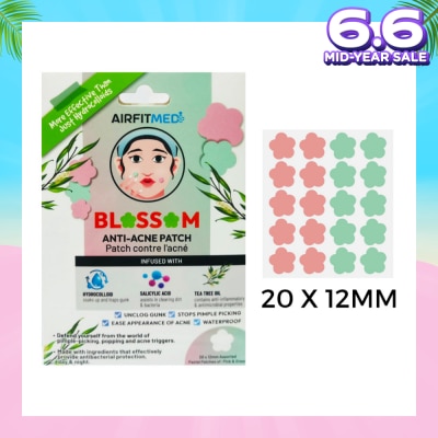AIRFIT MEDI Blossom Anti-Acne Patch (With Salicylic Acid & Tea Tree Oil) 20s