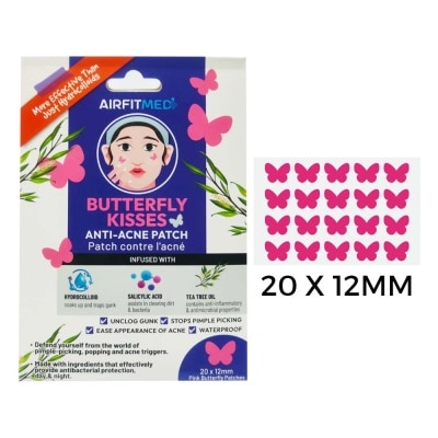 AIRFIT MEDI Butterfly Kisses Anti-Acne Patch (With Salicylic Acid & Tea Tree Oil) 20s