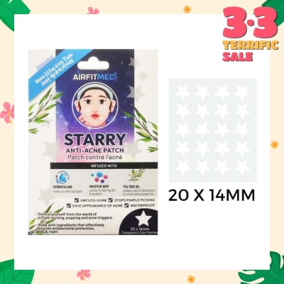 AIRFIT MEDI Starry Anti-Acne Patch (With Salicylic Acid & Tea Tree Oil) 20s