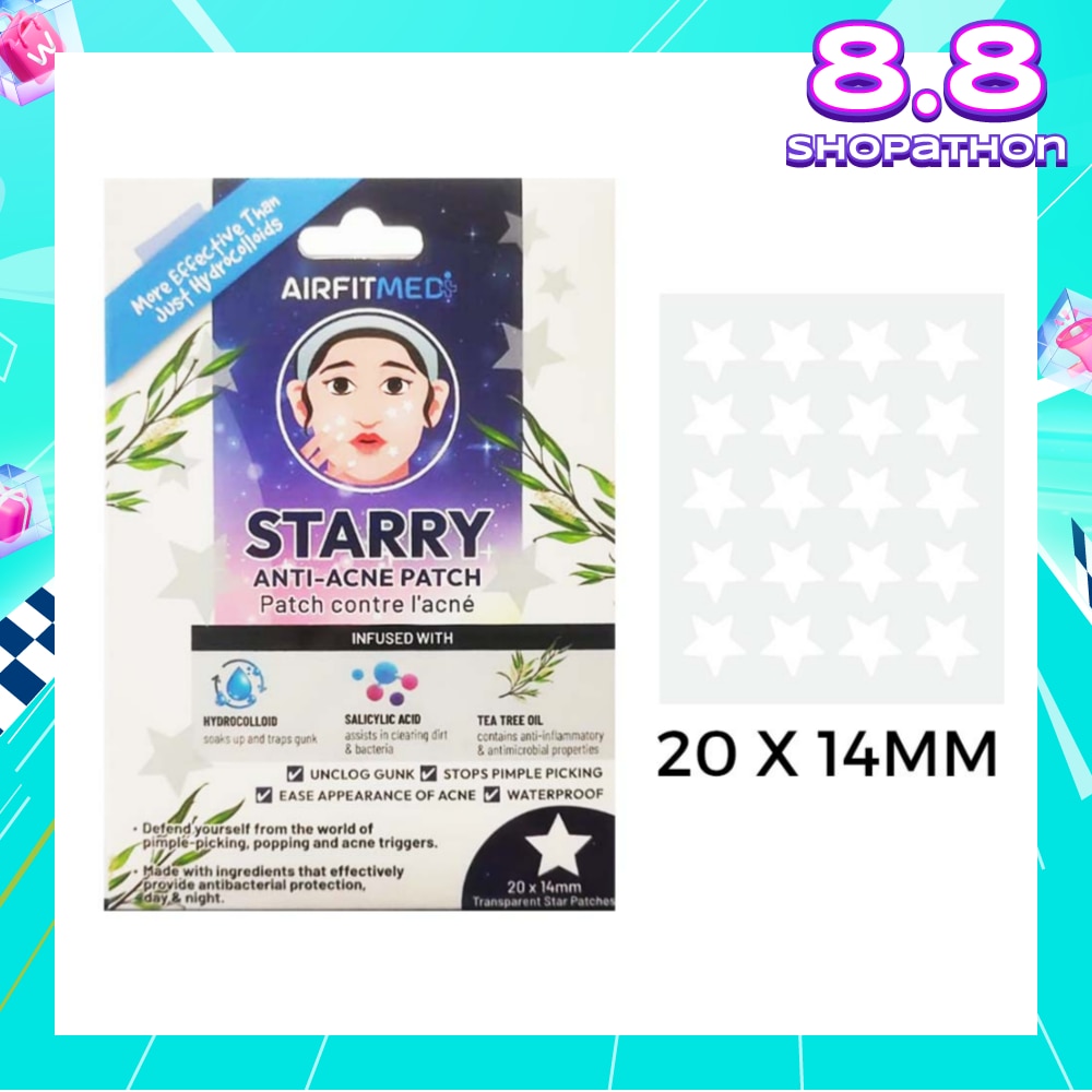 Starry Anti-Acne Patch (With Salicylic Acid & Tea Tree Oil) 20s