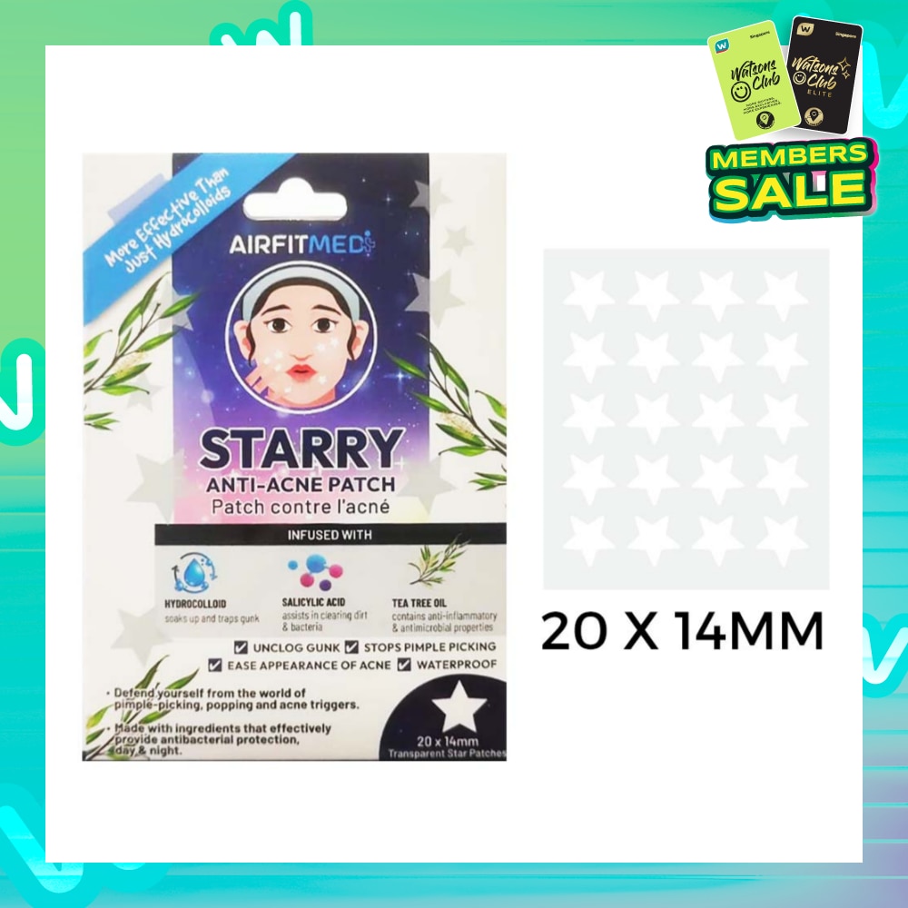 Starry Anti-Acne Patch (With Salicylic Acid & Tea Tree Oil) 20s