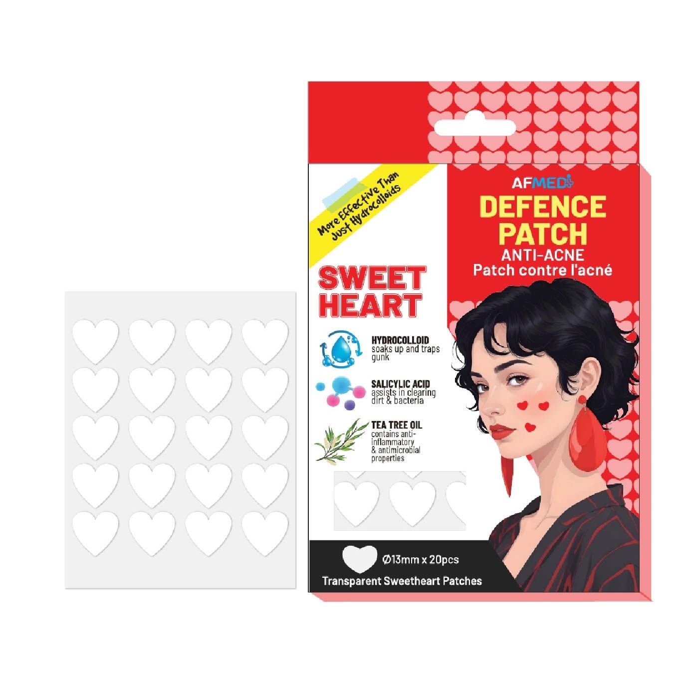 Sweetheart Anti Acne Patch (With Salicylic Acid & Tea Tree Oil) 20s image