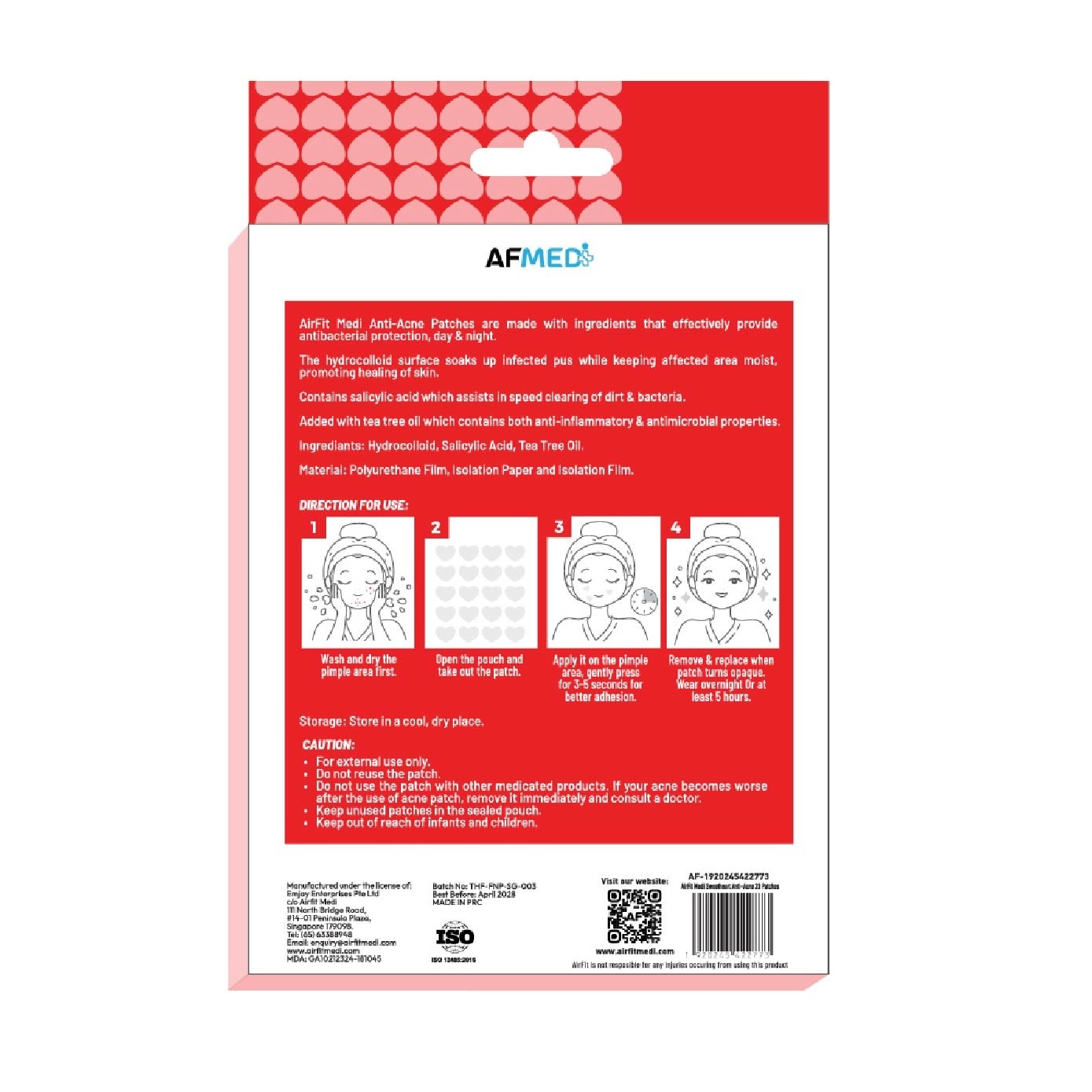 Sweetheart Anti Acne Patch (With Salicylic Acid & Tea Tree Oil) 20s image