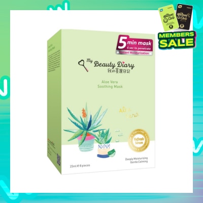 MY BEAUTY DIARY Aloe Vera Soothing Mask 8s