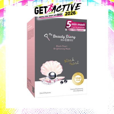 MY BEAUTY DIARY - Black Pearl Brightening Mask 8s image