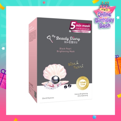 MY BEAUTY DIARY Black Pearl Brightening Mask 8s