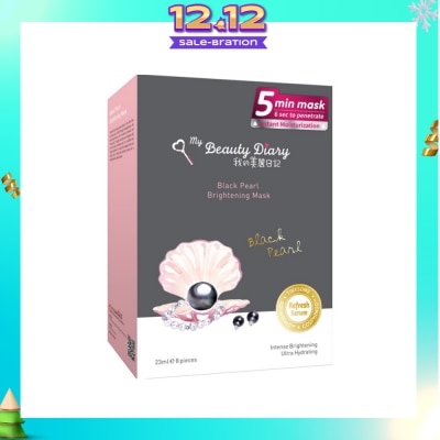 MY BEAUTY DIARY Black Pearl Brightening Mask 8s
