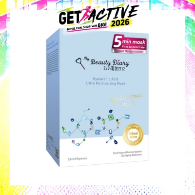 MY BEAUTY DIARY - Hyaluronic Acid Moisturizing Mask 8s image