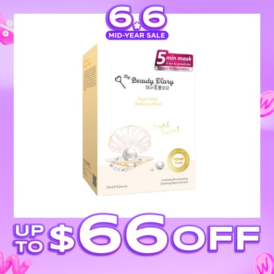 MY BEAUTY DIARY - Royal Pearl Radiance Mask 8s