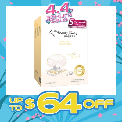MY BEAUTY DIARY - Royal Pearl Radiance Mask 8s