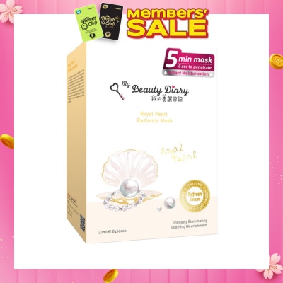 MY BEAUTY DIARY Royal Pearl Radiance Mask 8s