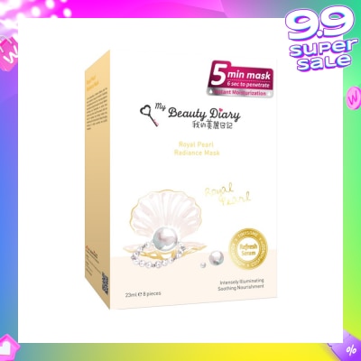MY BEAUTY DIARY Royal Pearl Radiance Mask 8s