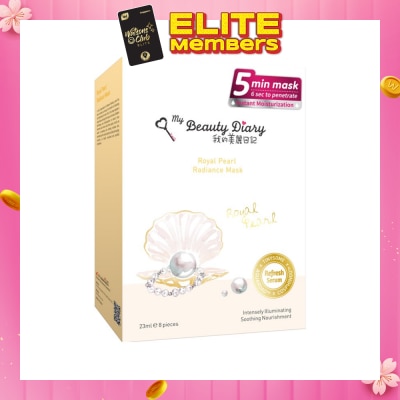 MY BEAUTY DIARY Royal Pearl Radiance Mask 8s
