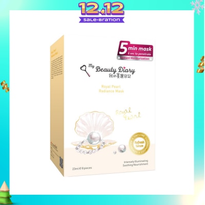MY BEAUTY DIARY Royal Pearl Radiance Mask 8s