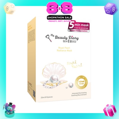 MY BEAUTY DIARY - Royal Pearl Radiance Mask 8s