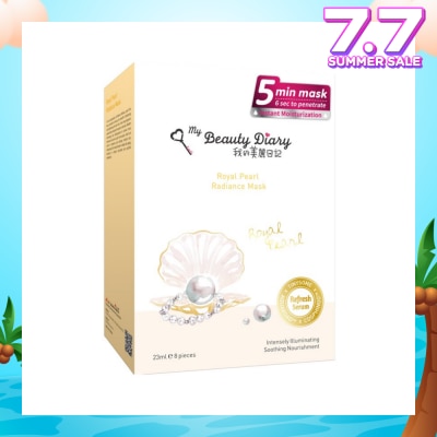 MY BEAUTY DIARY Royal Pearl Radiance Mask 8s