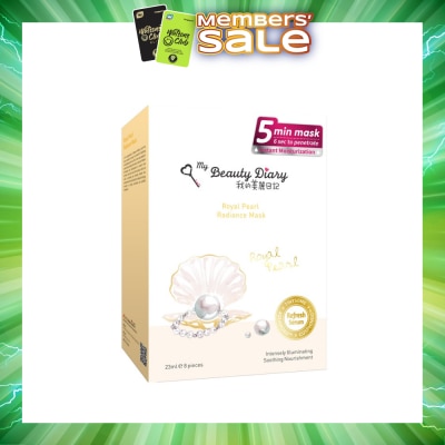 MY BEAUTY DIARY - Royal Pearl Radiance Mask 8s