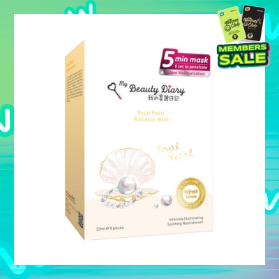 MY BEAUTY DIARY Royal Pearl Radiance Mask 8s
