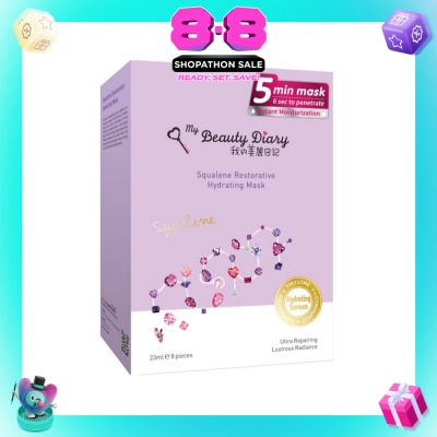 MY BEAUTY DIARY - Squalene Restorative Hydrating Mask 8s