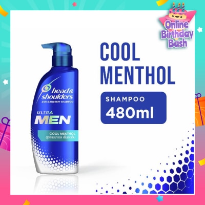 HEAD & SHOULDERS Ultra Men Cool Menthol Shampoo 480ml