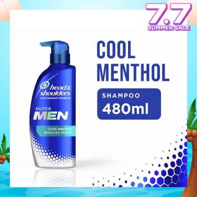 HEAD & SHOULDERS Ultra Men Cool Menthol Shampoo 480ml