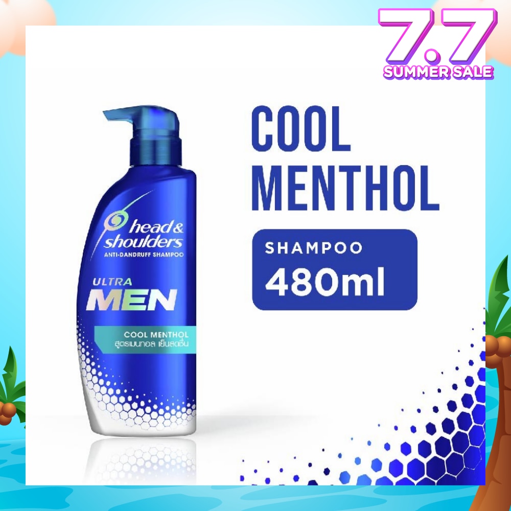 Ultra Men Cool Menthol Shampoo 480ml
