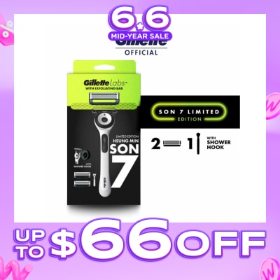 GILLETTE - Labs x Son 7 Limited Edition With Exfoliating Bar Razor For Men 1s