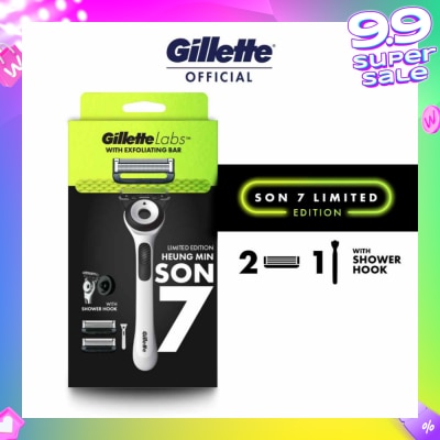GILLETTE Labs x Son 7 Limited Edition With Exfoliating Bar Razor For Men 1s