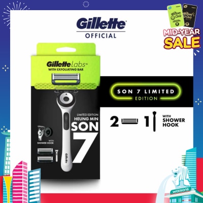 GILLETTE Labs x Son 7 Limited Edition With Exfoliating Bar Razor For Men 1s
