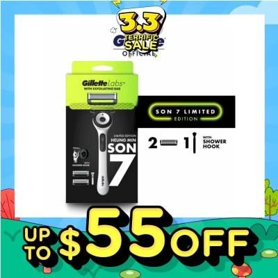 GILLETTE Labs x Son 7 Limited Edition With Exfoliating Bar Razor For Men 1s