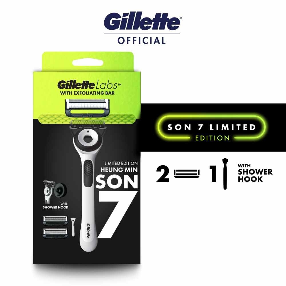 GILLETTE Labs x Son 7 Limited Edition With Exfoliating Bar Razor