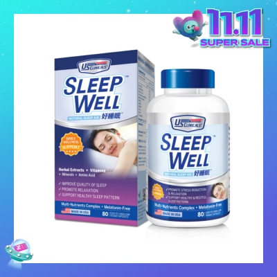 US CLINICALS SleepWell 80's