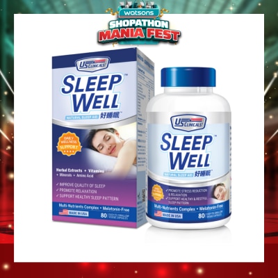 US CLINICALS - SleepWell 80's
