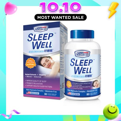 US CLINICALS SleepWell 80's image