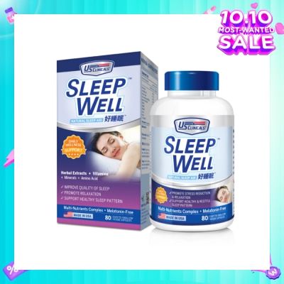 US CLINICALS SleepWell 80's