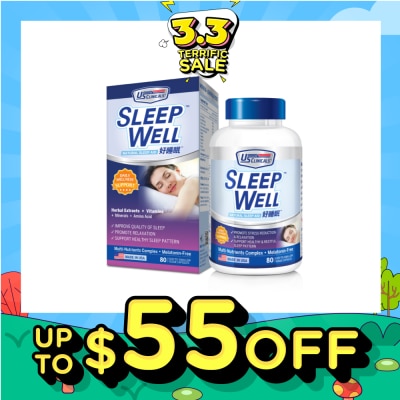 US CLINICALS SleepWell 80's