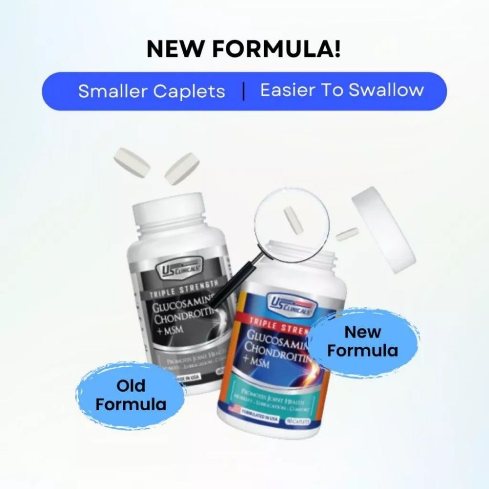 Triple Strength With Glucosamine Chondroitin + MSM For Joint Health 90s
