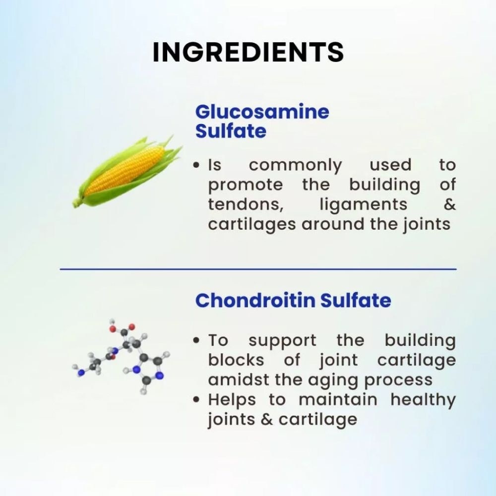 Triple Strength With Glucosamine Chondroitin + MSM For Joint Health 90s