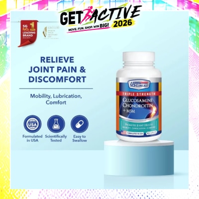 US CLINICALS - Triple Strength With Glucosamine Chondroitin + MSM For Joint Health 90s image