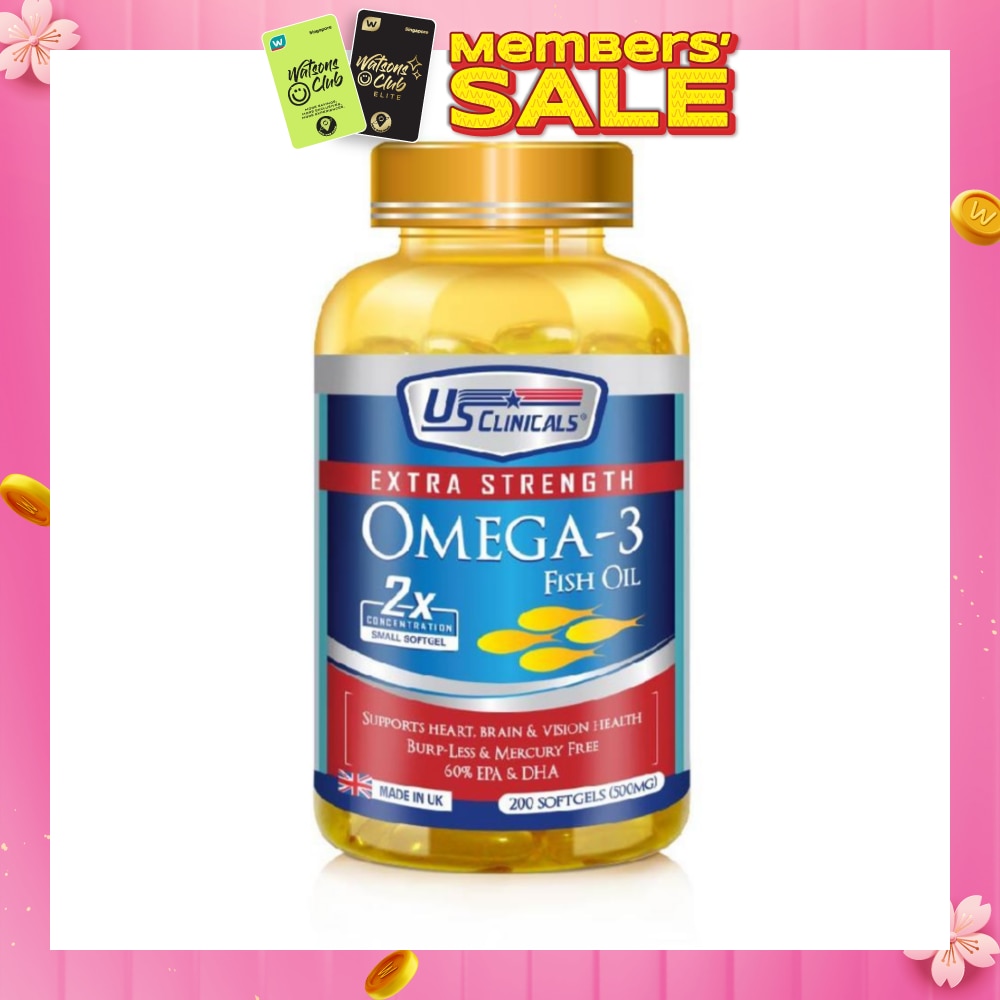 Extra Strength Omega-3 Fish Oil Softgel 200s