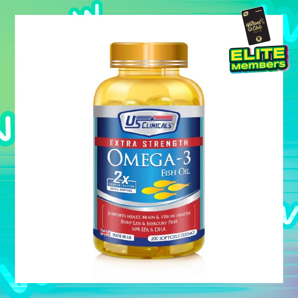 Extra Strength Omega-3 Fish Oil Softgel 200s