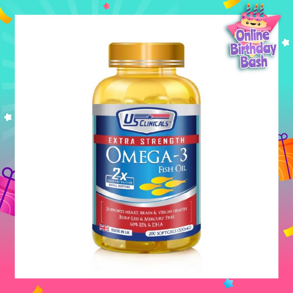 Extra Strength Omega-3 Fish Oil Softgel 200s
