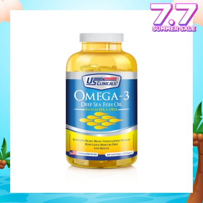 US CLINICALS Omega-3 Deep Sea Fish Oil 300's