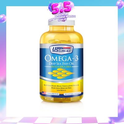 US CLINICALS - Omega-3 Deep Sea Fish Oil 300's