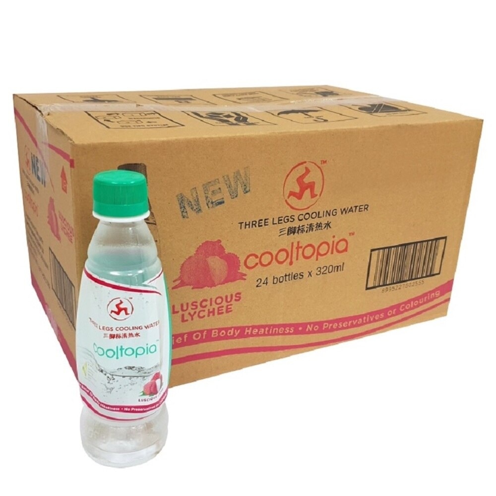 Cooltopia Cooling Water Lychee 320ml x 24 (per carton)