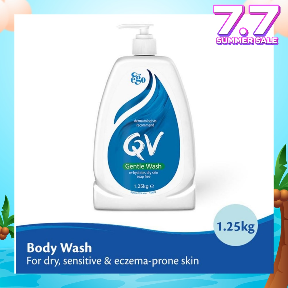 QV Gentle Wash (For Dry + Sensitive & Eczema-Prone Skin) 1.25kg
