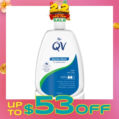 EGO QV QV Gentle Wash (For Dry + Sensitive & Eczema-Prone Skin) 1.25kg