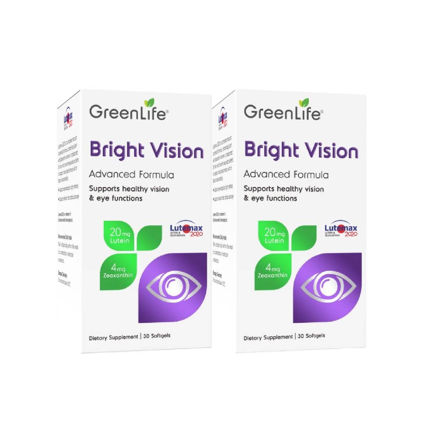 Bright Vision Dietary Supplement Capsule (For Healthy Eyes & Vision) Bundle Set 1s image