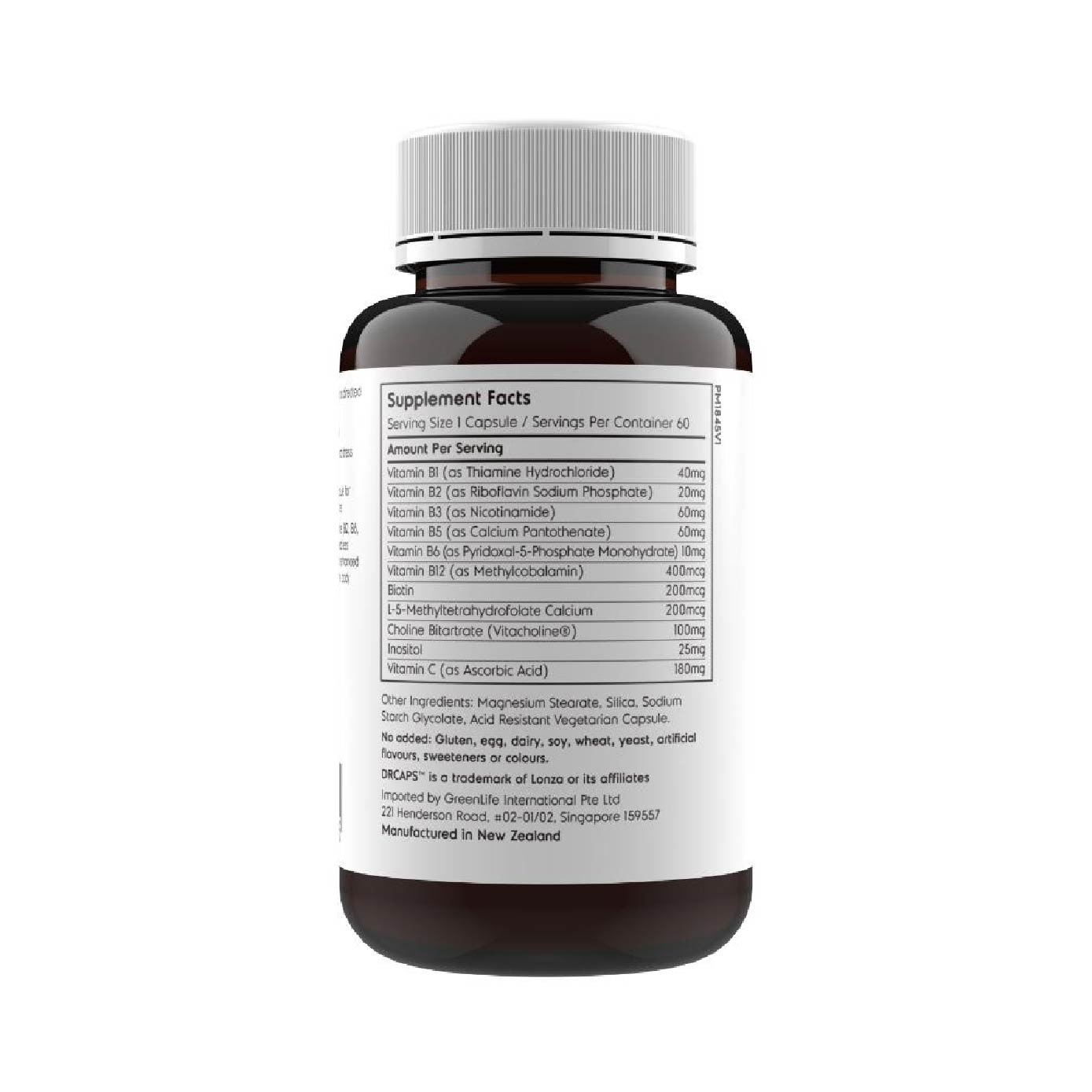 B Complex + Vitamin C Supplement Capsule Bundle Set 1s image