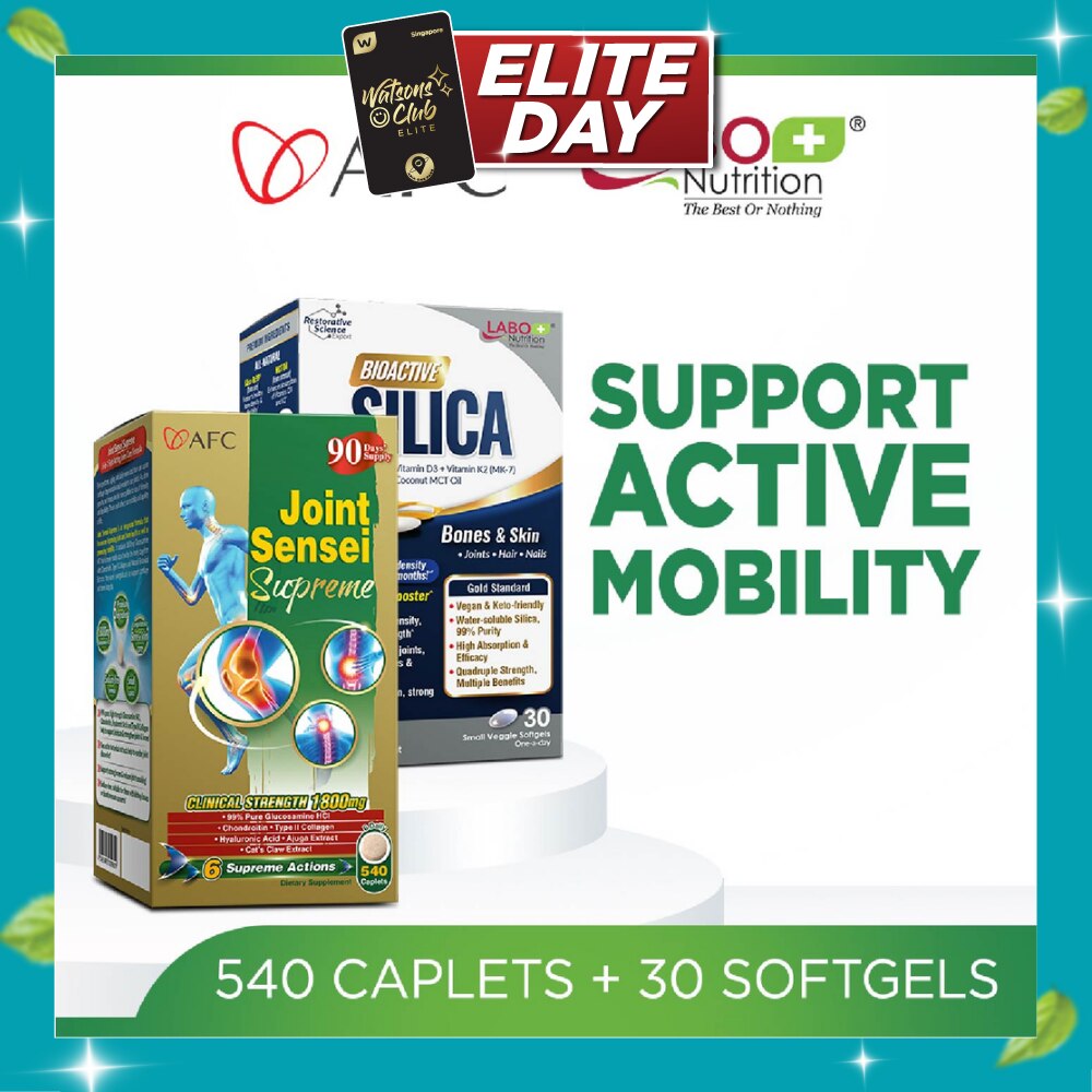 Bioactive Silica & Joint Sensei Supplement Tablet Bundle Set 1s image